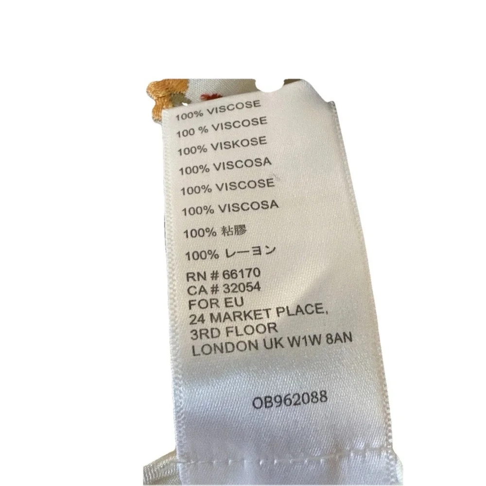 Anthropologie Embroidered Halter Top Sz2 Gatsby Fringe Boho Festival Tank Hippie - Picture 7 of 7